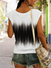 Casual Sleeveless Tank Top V Neck Summer Wear