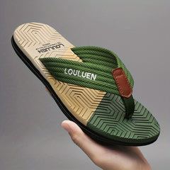 Men's Arch Support Flip Flops Lightweight Beach Sandals
