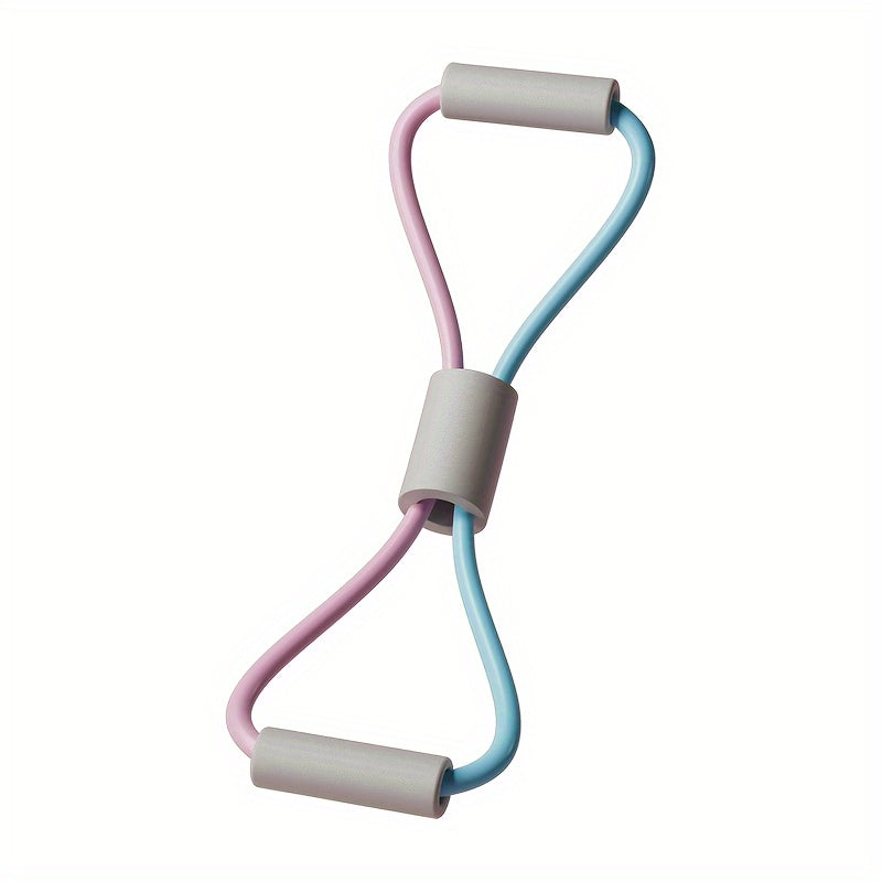 8 Shaped Yoga Resistance Puller TPE Elastic Stretching Rope for Fitness