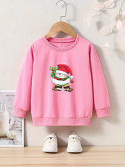 OERYUI Snowman Graphic Sweatshirt for Kids, Christmas Gift