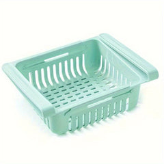 Refrigerator Storage Basket Retractable Drawer Multifunctional Rack