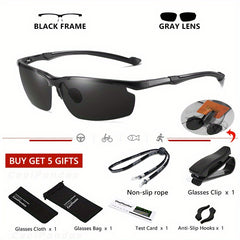 Aluminum Magnesium Frame Sunglasses Polarized Men Women