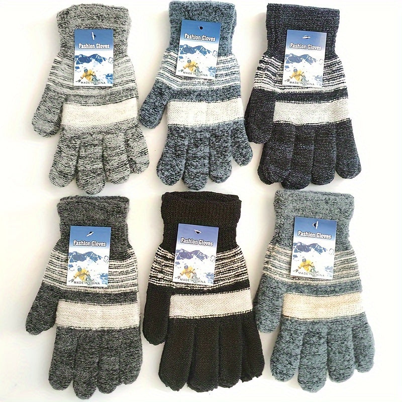 Winter Warm Knitted Gloves for Outdoor Travel