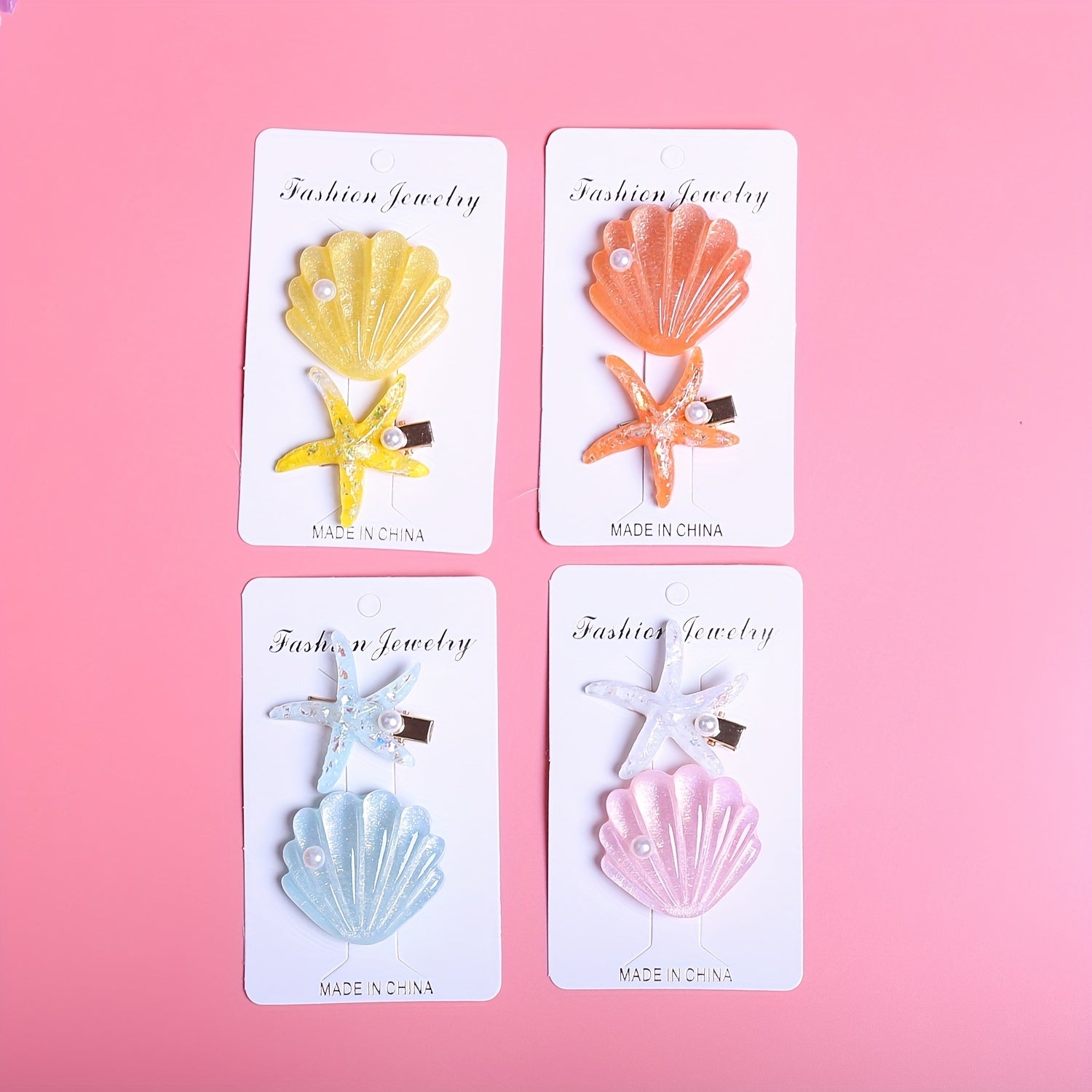 Mermaid Shell Hair Clip for Girls