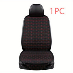 Universal Size Flax Linen Car Seat Cover Set