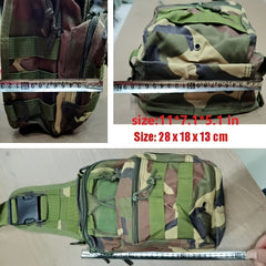 Waterproof Camo Shoulder Bag for Men - Ideal for Outdoor Adventures