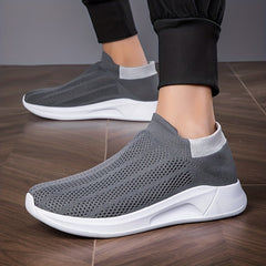Unisex Lightweight Slip On Casual Shoes Breathable Sock Shoes
