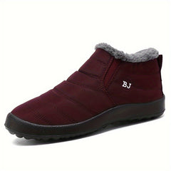 Women's Winter Snow Boots Waterproof Lightweight Slip-on Warm Ankle Boots
