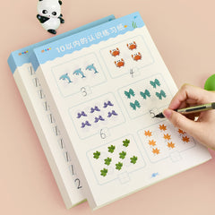 Handwriting & Math Practice Workbook Set 1-20 for Kids