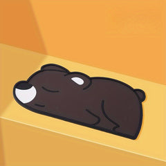 Cartoon Car Central Control Storage Mat Anti-slip Resistant Washable PVC