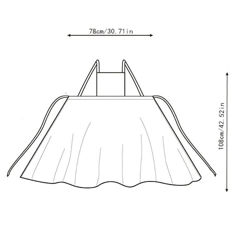Waterproof Linen Apron with Pocket for Kitchen and Flower Shop