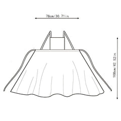 Waterproof Linen Apron with Pocket for Kitchen and Flower Shop
