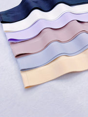 6pcs Seamless Solid Thongs Soft & Comfy Stretchy Intimates Panties