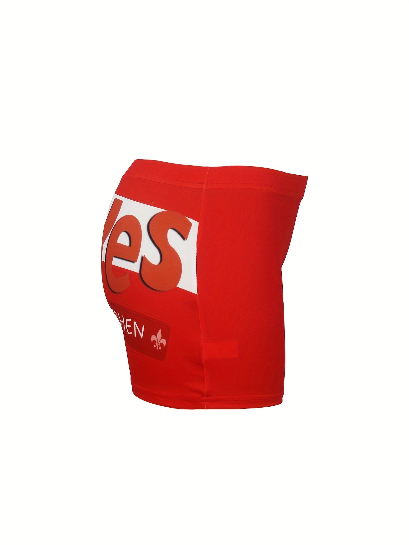 Colorblock Letter Print Skinny Yoga Shorts for Women