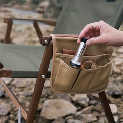 Outdoor Camping Chair Armrest Hanging Bag Portable Storage Bag