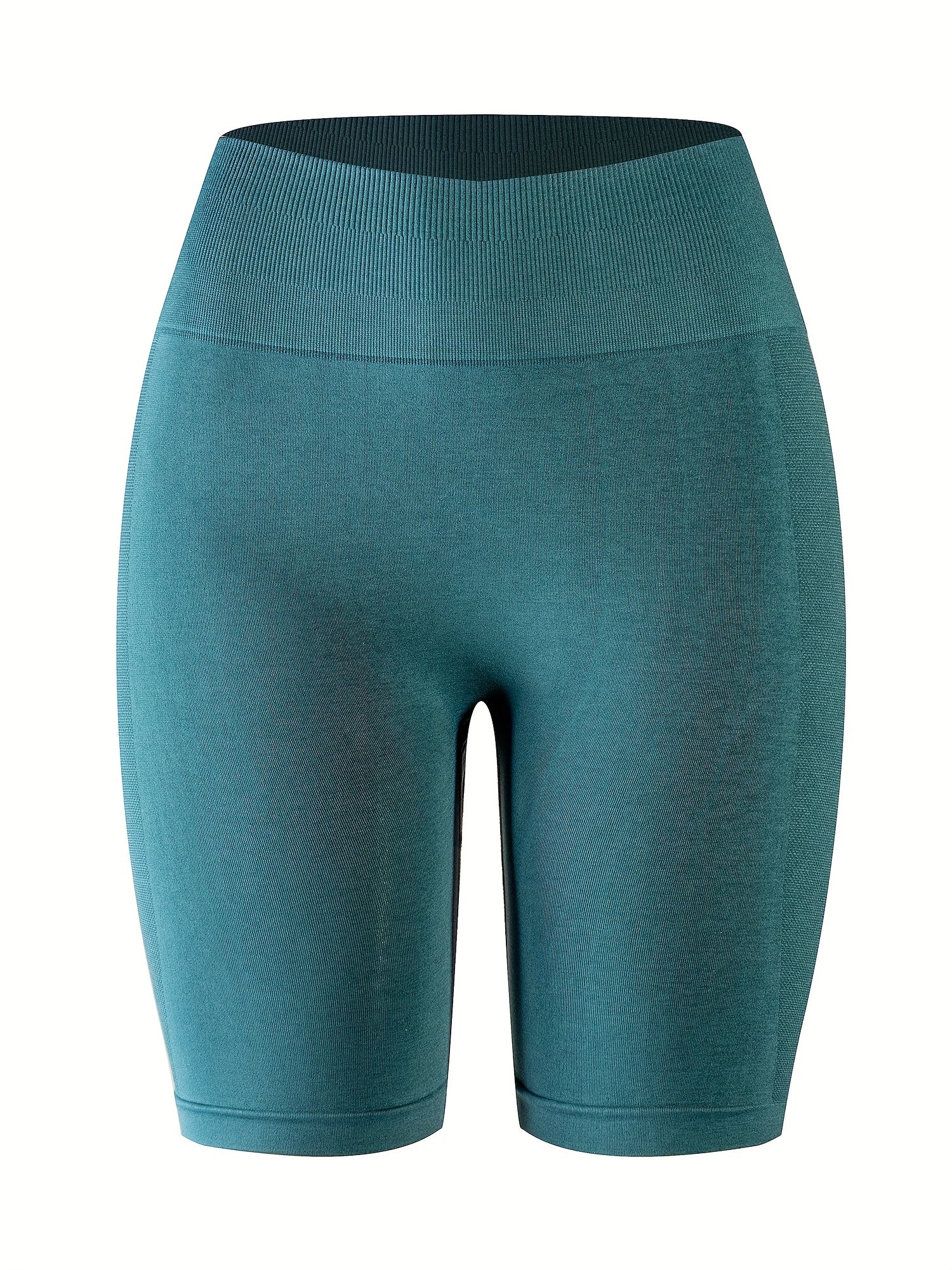 Women's Seamless Knit Yoga Shorts - Comfortable and Breathable Activewear
