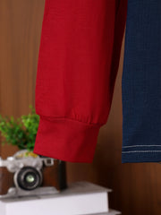 California Boy's 2pcs Block Sweatshirt & Sweatpants Set for Spring/Fall