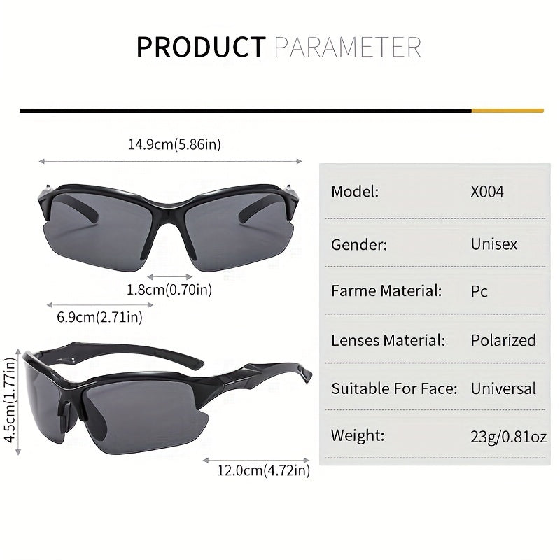 Men's Polarized Sports Cycling Sunglasses UV Protection