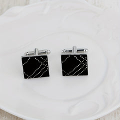 Geometric Spotted Shirt Cufflinks Accessories