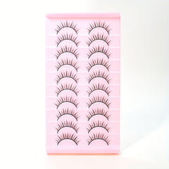 Natural Look False Eyelashes Fox Eyes Makeup Short Eyelashes