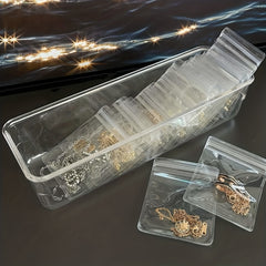 30pcs Clear Plastic Jewelry Box and Storage Bag