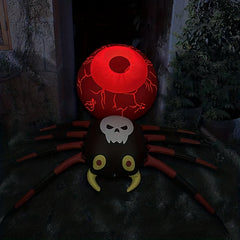 Inflatable Glowing Spider for Halloween Decoration