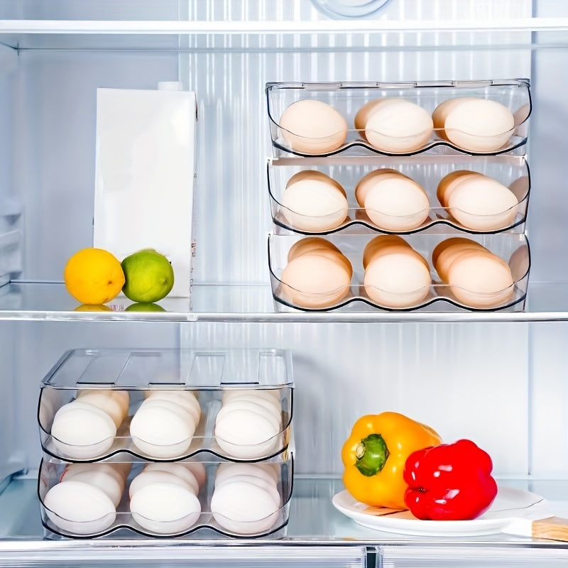 Egg Rack Holder Three Floors Egg Storage Box Shockproof Shatterproof