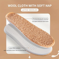 Latex Thermal Warm Insoles for Men & Women Self Heated Winter Sport Shoes Pad