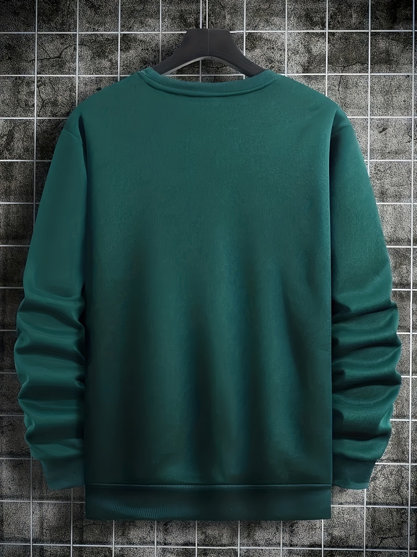 Bear Print Boys Casual Pullover Sweatshirt Long Sleeve Crew Neck Tops