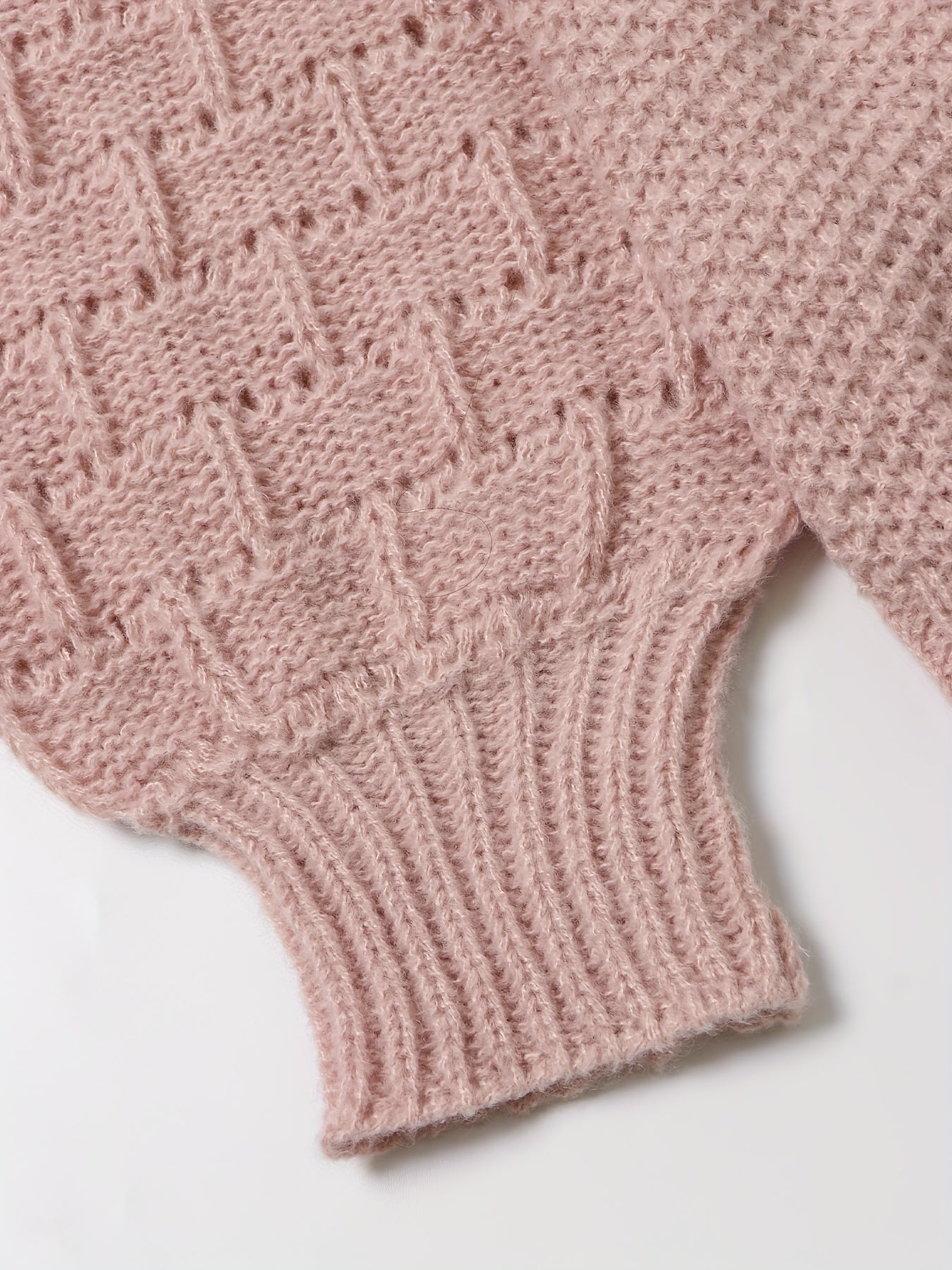 Open Front Chunky Knit Cardigan
