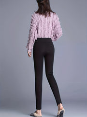 Fleece Lined High Waist Leggings for Women