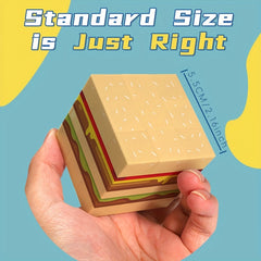 3x3 Hamburger Cube Puzzle Easy Brain Teaser Develops Hand Eye Coordination