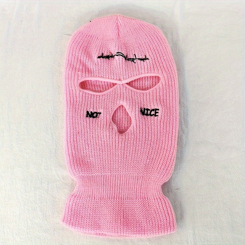 Knitted Balaclava Hat Full Face Cover Winter Outdoor Sports Mask