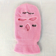 Knitted Balaclava Hat Full Face Cover Winter Outdoor Sports Mask