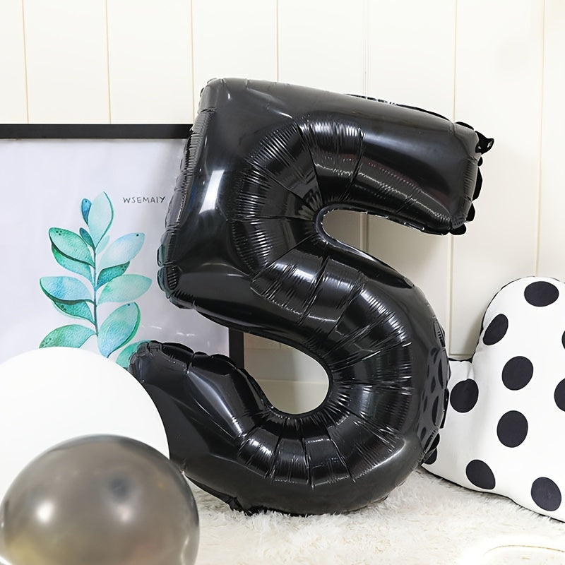 1pc 81 28 Cm Large Aluminum Foil Number Balloons