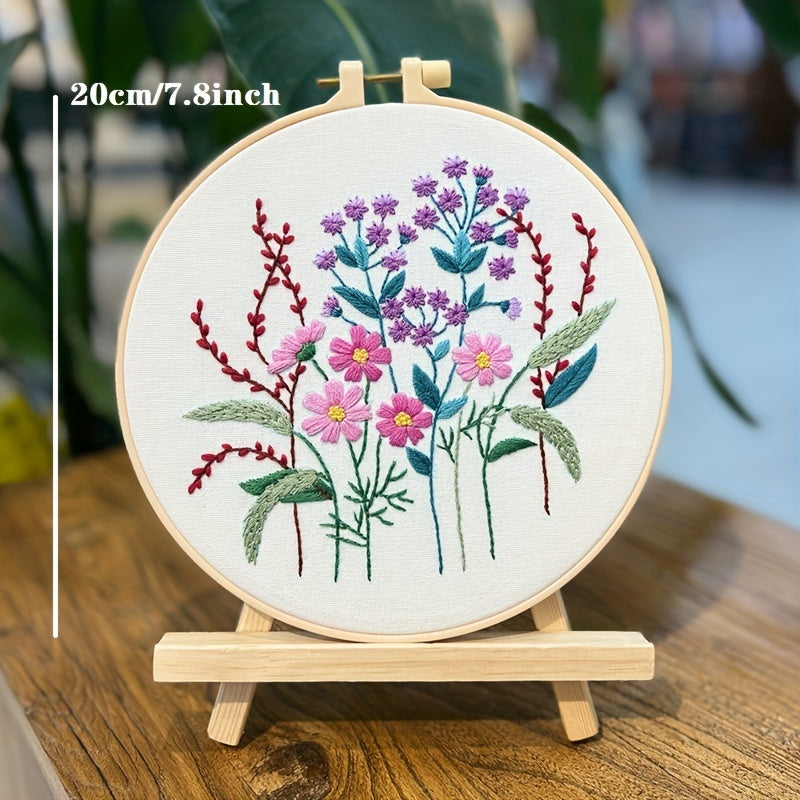 4pcs Embroidery Kits Cross Stitch Pattern Adults
