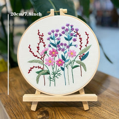 4pcs Embroidery Kits Cross Stitch Pattern Adults