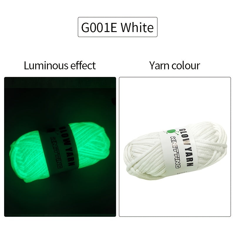 Polyester Luminous Filler Yarn Glow In The Dark Yarn for Crocheting and Knitting