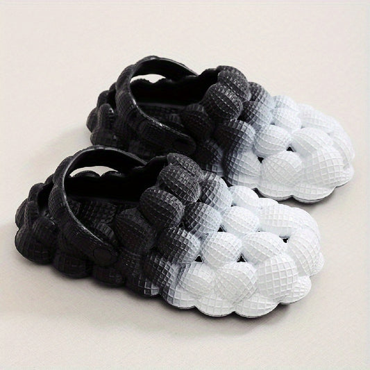 Women's Ombre Bubble Clogs Massage Non Slip Sandals