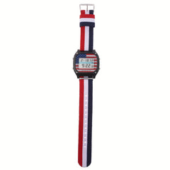 Kids' Digital Watch with Nylon Band and Alarm Clock