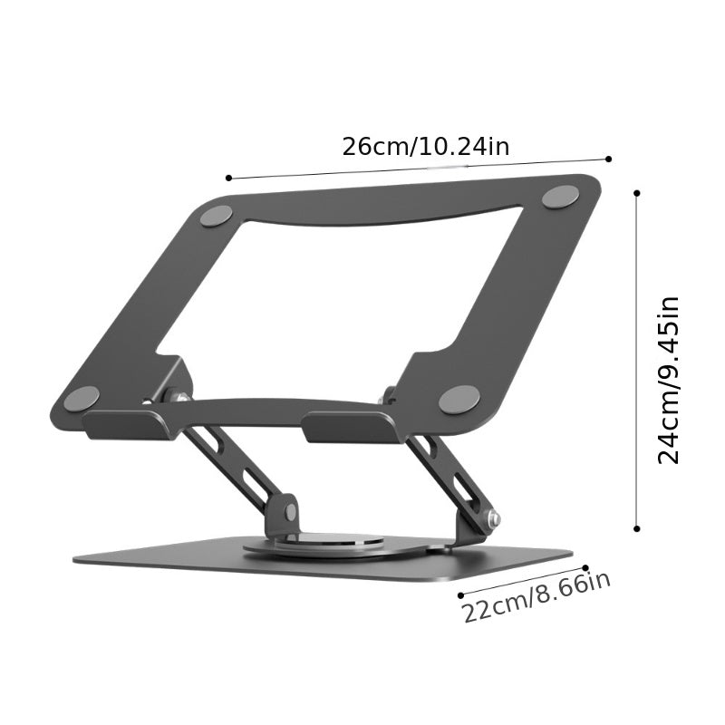 360 Degree Metal Laptop Folding Bracket Tablet Mobile Phone Desktop