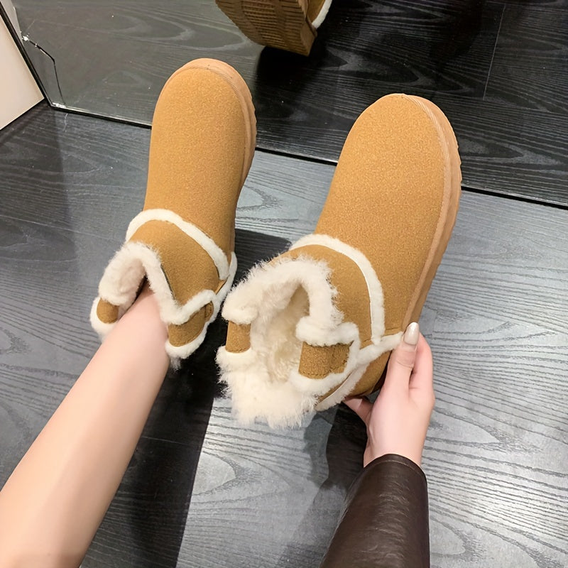 Women's Non slip Thickened Snow Boots Comfortable Warm Shoes