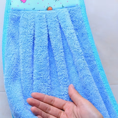 Thick Coral Velvet Handkerchief Absorbent Hand Towel