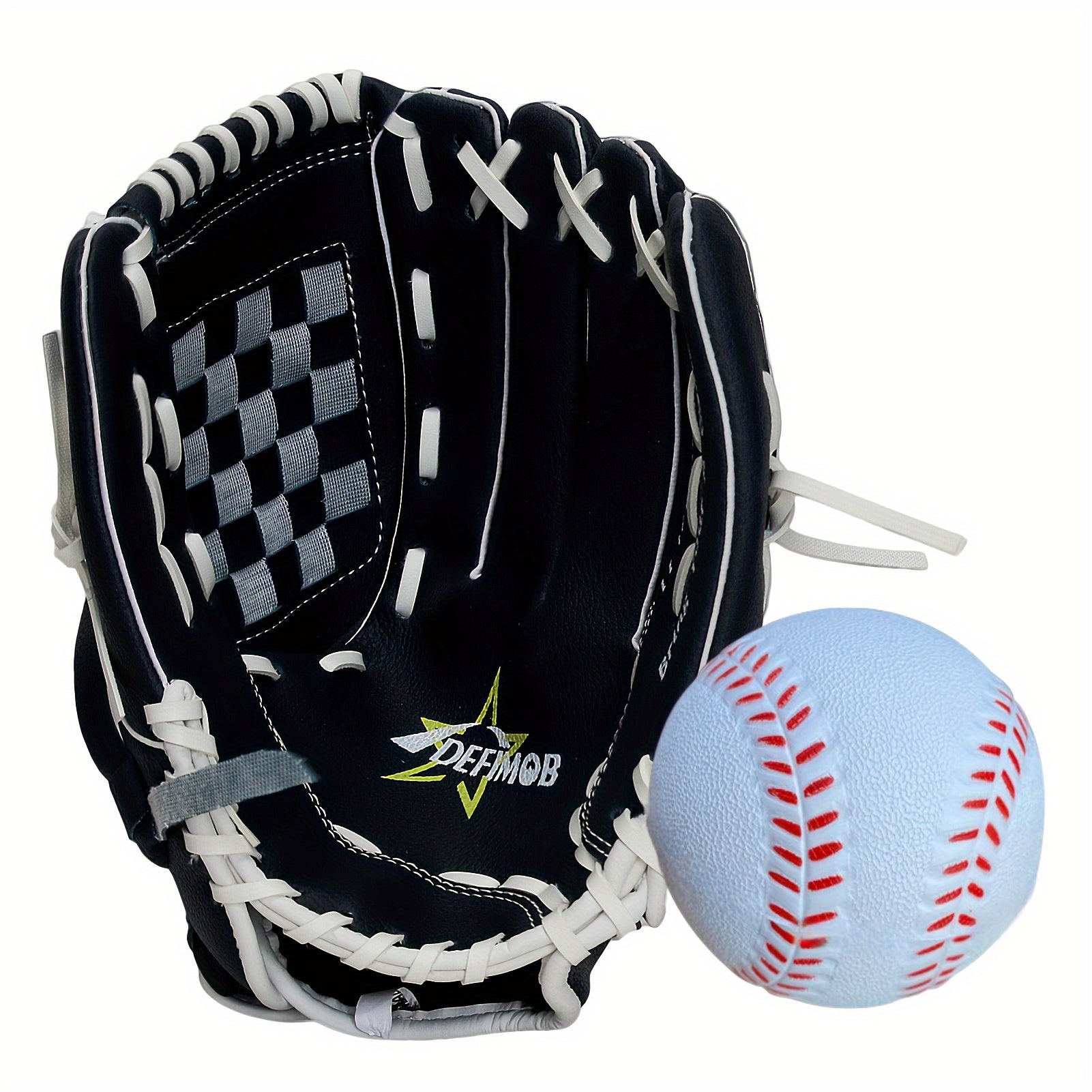 Beginner Baseball Glove with Balls Softball Gloves Training Equipment
