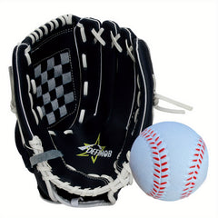 Beginner Baseball Glove with Balls Softball Gloves Training Equipment