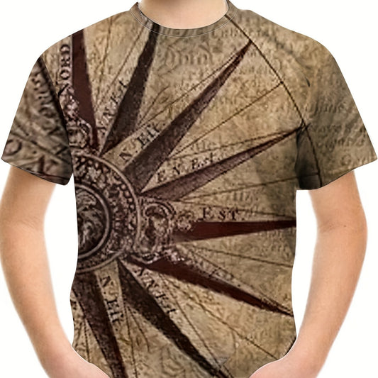 Kids Graphic Casual T shirt Active Short Sleeve Tee