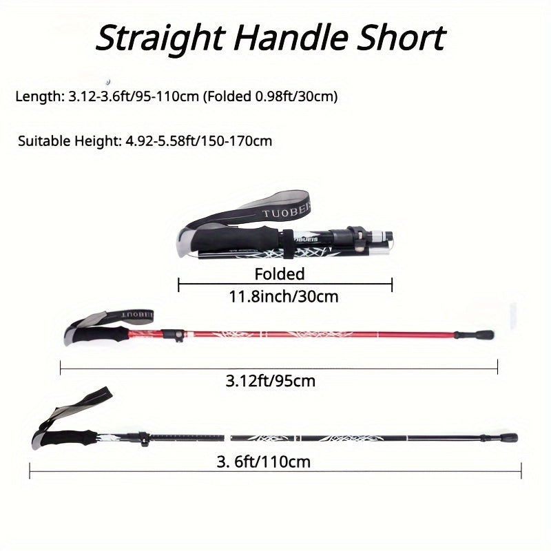 Aluminum Telescopic Trekking Pole for Hiking
