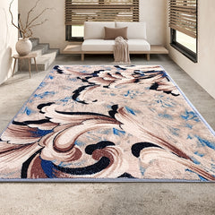 Abstract Plush Rug for Living Room Bedroom, Thickened Cashmere Carpet