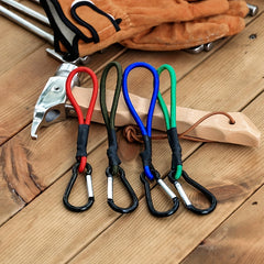 4pcs Elastic Rope With Hook Portable Elastic Rope Buckle Camping Tent Accessorie