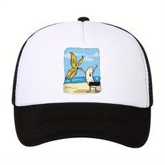 Men's Baseball Mesh Cap Breathable Outdoor Sunshade Trucker Hat